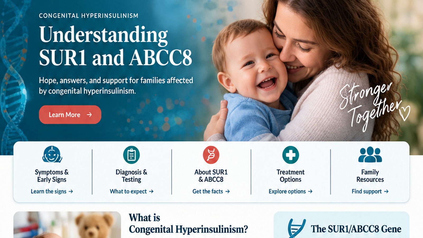 Family-centered congenital hyperinsulinism education
